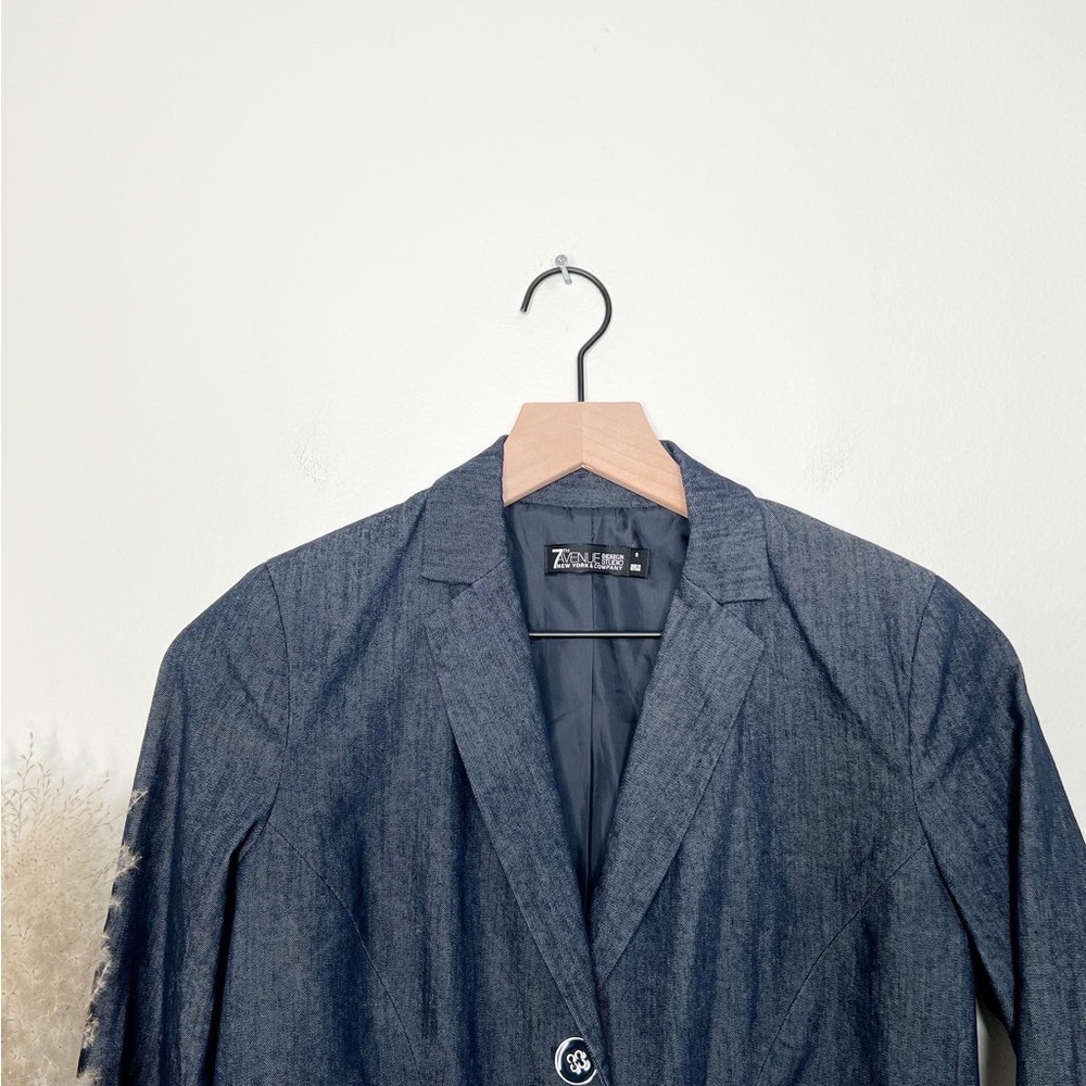 Gray New York & Company 7th Avenue Blazer | Size 0 - Picture 6 of 8